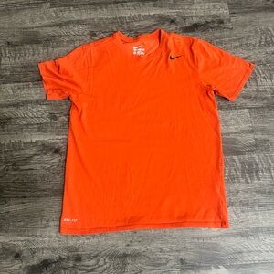 Nike Men's Vibrant Orange Short Sleeve Tee